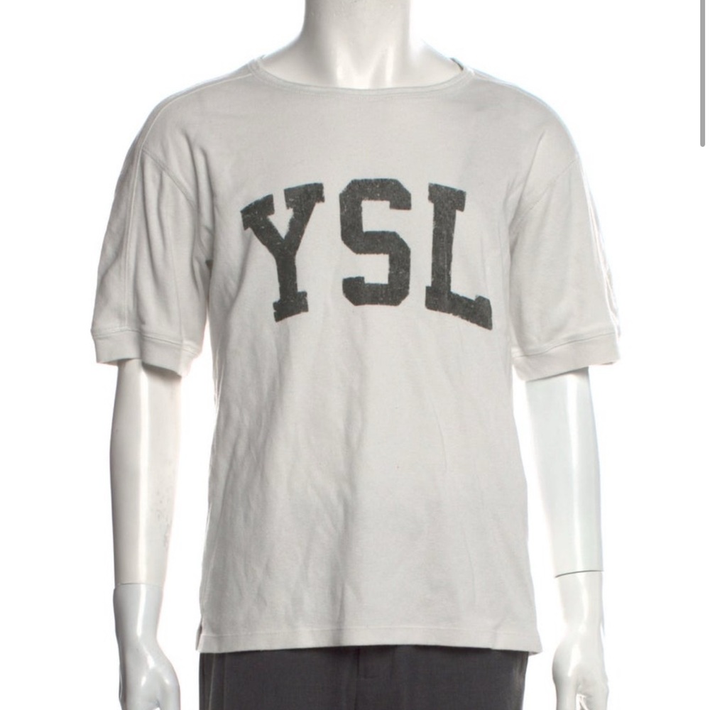 YSL logo tshirt